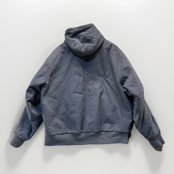 Walls Workwear Canvas Insulated Sherpa Lined Hooded Jacket Men's XL - Picture 2 of 10